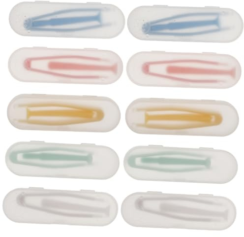 DEARMAMY 5sets Contacts Removal Tool Contact Tweezers Applicator Eye Plunger and Inserter for Daily Use