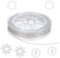 Silber Ketten Seiber Machen Set 10m Edelstahl Schmuckkette 1,5 mm Gliederkette zum Silikonperlen Schmuck Kette mit Karabinerverschluss & Sprung Ringe Basteln Zubehör für Basteln Schmuckherstellung