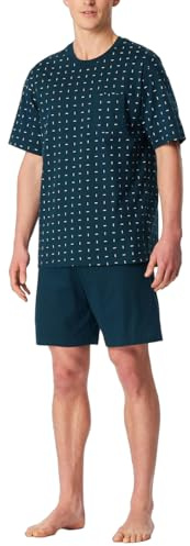 Schiesser Herren Schlafanzug kurz Rundhals - Nightwear Set