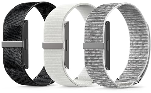 TiMOVO Nylon Loop ersättningsremmar för Hume Health Band, mjuka justerbara sportarmband för herr dam fitness tracker