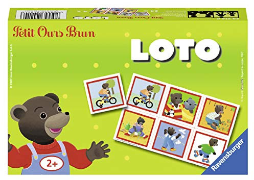 Ravensburger - Jeu Educatif - Loto - Petit Ours Brun - Un Premier Jeu éducatif mêlant Observation, Association et mémorisation - A partir de 3 Ans - 24214