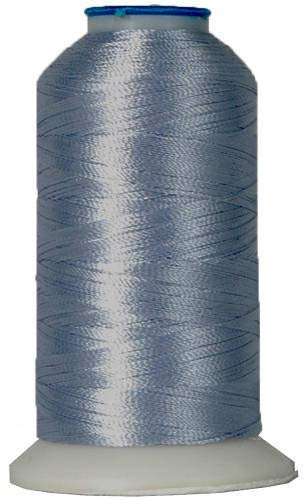 Threadart Polyester-Maschinenstickgarn an der Spule, Nr. 277, Christy Blue, 1000 m, 40 W, Hunderte von Farboptionen