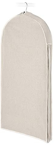 Whitmor Borsa Porta Abiti con Cerniera, in Lino Naturale, Grande