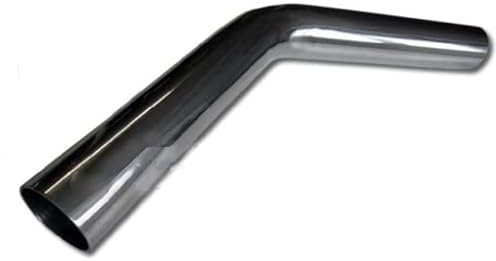 45° Alu Bogen 3 (76mm) 600mm lang