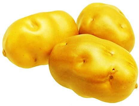 Deko Kartoffel 3 Stück Kunstobst Kunstgemüse künstliches Obst Gemüse Dekoration