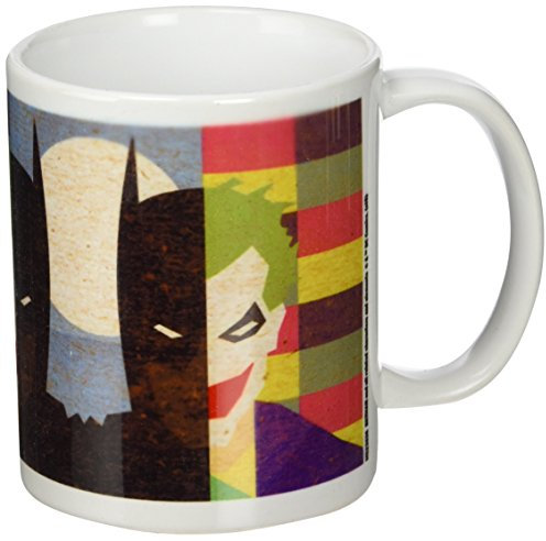 Pyramid International DC Comics Batman Batman/Joker Ceramic Mug, Multi-Colour,7.9x11.00x9.3 cm