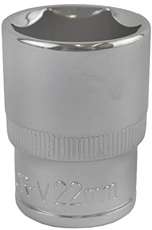 AB Tools 22mm 1/2 Drive Shallow Metric Socket Single Hex / 6 Sided Bergen