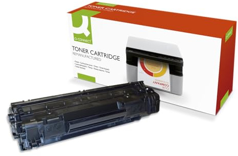 Q-Connect Compatible Toner for HP Toner Cartridge, Black CE285A