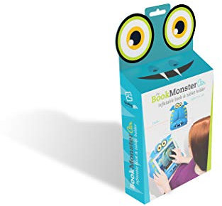 Bookmonster Air Darlie - blau - Lesekissen: Aufblasbares Lesekissen für Bücher und Tablets