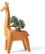 HAUCOZE Giraffe Geschenk Arts Dekor Blumentöpfe Tier Figuren Statue Modern Skulptur Polyresin 23cm
