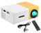 Wendry Smart Projector, Portable 6000 Lumens LED Mini Projector, 1080P Home Theater Video Projector, Yellow, USB, HDMI, VGA
