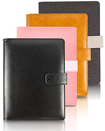 LIFEBOARD® PREMIUM Ringbuch DIN A5 - Nachfüllbar ohne Papier - Notizbuch - Organizer - Terminplaner - Kalender - Journal - Rezeptbuch - Tagebuch - Reisetagebuch - 6er Lochung schwarz by ENDLICH ERFOLG