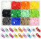 TOAOB 320 Ensembles Boutons Pressions de Couture en Plastique 14mm T8 Multicolore et Clipser Couture de Coloré pour Accessoires Vêtements DIY Craft Scrapbook Artisanat