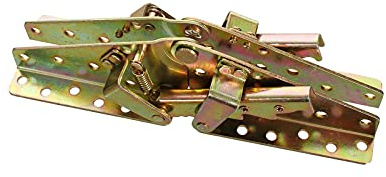 Klappscharniere in 3 Größen auswählbar Paarpreis für Rückenlehne Sofa, Couch, Schlafsofa, uvm. (Metall verzinkt, 230mm)