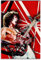 Leinwand Malerei Bild Eddie Van Halen, Gitarrist für Bürodekoration Poster Wandkunst Bilder Und Drucke 15.7x23.6(40x60cm) Kein Rahmen