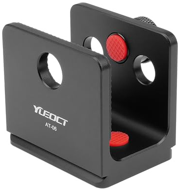YUEOCT Stativ-Adapter für Leica 1200 1600 2000 2400 2700 2800 3500 Rangemaster CRF Laser-Entfernungsmesser, integrierte Arca Swiss Schnellwechselplatte mit 6,35 mm Schraubenlöchern