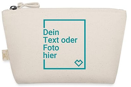 Spreadshirt Täschchen Selbst Gestalten Mit Foto Text | Personalisierte Tasche Täschchen, One size, Natur