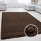 Miovani Hochflor Teppich 300x400 cm Braun - Besonders weicher Shaggy Teppich in vielen Farben & Größen für Dein gemütliches Zuhause - Teppich Wohnzimmer & Schlafzimmer