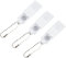 3 Pcs Plastic Hearing Aid Battery Cases Button Cell Battery Storage Case Battery Box Keychain Travel Portable Battery Holder Case with Key Chain