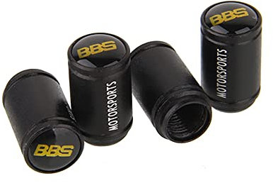 JJRY 4 Stück Auto Ventilkappen, für BBS Korrosionsbeständige Reifenventilabdeckung Ventildeckel Ventil Kappen Zubehör