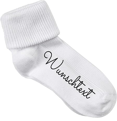 Schwangerschaft verkünden Du wirst Papa Oma Opa Babysocke mit Aufdruck Wunschtext