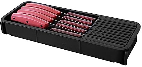 Hongjingda Knife Storage, in the Drawer, Knife Block, Removable Divider Design with Extended, Easy Maintenance, Storage Rack for Chopsticks and Kitchen Knives