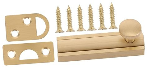 OSALADI Verrou De Porte Coulissante Serrure Encastrée Verrou Affleurant Pour Porte-fenêtre Loquet De Sécurité Facile à Installer