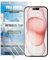 LOOKSEVEN 3 Pack Hydrogel Film Transparent Soft TPU Screen Protector Compatible with iPhone 15 Plus High Sensitivity Protective Film (Not Tempered Film)