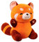 Mineup Roter Panda Kuscheltier, 35cm Red Panda Plush, Kawaii Panda Plüschtier, Kuscheliger Panda Plüsch, Roter Panda Plüschtier, Panda Puppen Kissen Geschenke für Kinder Weihnachten Geburtstag