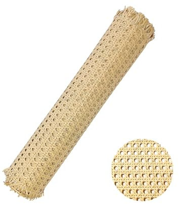Rattan,40X200CM Kommode Plastik Wiener Geflecht,Wiener Geflecht Meterware,Rattan Geflecht helles Rattan Gewebe,Wasserdicht Schimmelfest Stuhl Wiener Geflecht für DIY Aufwertung von Möbeln
