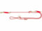 TRIXIE V-Leine Soft Rope, M-L, 2 m/10 mm, rot - verstellbare Hundeleine für mittelgroße & große Hunde aus gewebtem Tau, 3-Fach längenverstellbar - 1984103