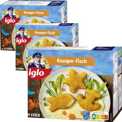 Iglo Knusper-Fisch 352 Gramm x 3 STÜCK [Frischegarantie]