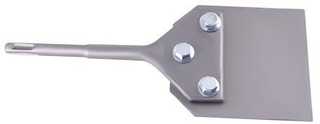 TIOMIOSEA Spachtelmeißel 250x100 mm, SDS Plus Meißel, Effektive Bodenschaber für Teppich, Linoleum, Farbe, Fliesenkleber, Fußbodenkleber, PVC-Fliesen