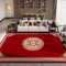 DJHWWD Tapis Bureau Sol Tapis ado 160x210CM tappeto antiacaro Rouge Tapis Anti-acariens à Motif imprimé Chinois Simple pour Chambre à Coucher Moquette Pas Cher