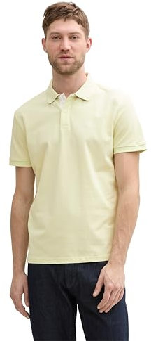TOM TAILOR Herren 1031006 Poloshirt, 29078 - Lime Cream Green, L