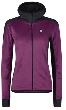 MONTURA Soft Trek Maglia Donna MMAP84W595 Colore Viola Ideale per attività Outdoor e Trekking Invernali L