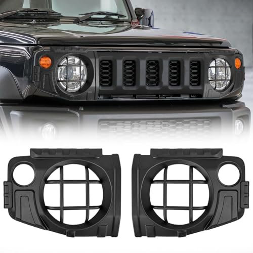 Archaic Protezione fari Suzuki Jimny JB64 Jimny Sierra JB74 2018-2024 Copertura fari, Jimny gl Copri Faro Anteriore Copertura fari Protezione griglia Parti esterne Accessori