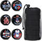 Seenelling Eishockey-Pucks mit Netztasche, personalisierbar, 170 g, Gummi-Hockey-Pucks, schwarz, Durchmesser 7,6 cm, Dicke 2,5 cm, für Outdoor- und Eisübungen (16. Geburtstag), 6 Stück