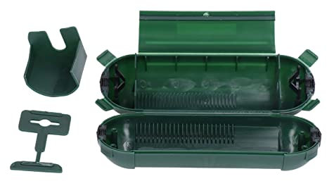 Mavaol Outdoor-Verlängerungskabel-Sicherheitsabdeckung, wetterfeste elektrische Anschlussbox für Landschaftsbau, Poolpumpen, Springbrunnen, Terrassenheizungen und (Gekratzt)