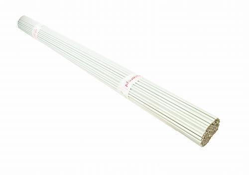 Dixiestore Tuteurs en fibre de verre – Support durable pour plantes d'intérieur et d'extérieur, résistant à la corrosion et aux intempéries, facile à assembler et à tailler – 150 cm - ø8 mm - x100