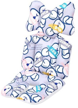 Coussin de siège pour bébé, en coton doux, pour nacelle, 34 x 69 cm