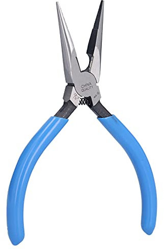 HELEVIA Needle Nose Pliers Ultra Thin Cutting Industrial Grade Mini Manual Hand Tool 13
