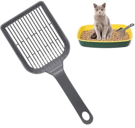 Cat Litter Scoop, Kitten Poop Shovel, ergonomischer Komfortgriff, griffiger Reinigungszubehör, Scoop-Tool für Maintenace, Camping, Reisen, Zuhause, 31 x 12,4 x 1,89 cm