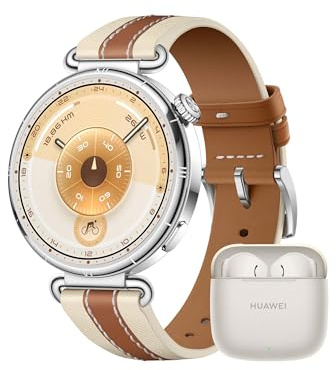 HUAWEI WATCH GT 6 41 mm Marrone + FreeBuds SE 3 Beige, Smartwatch, Display AMOLED, Fino a 14 giorni, Ciclismo, Oltre 100 Modalità Sportive, iOS e Android, Funzione NFC, Monitoraggio della Salute