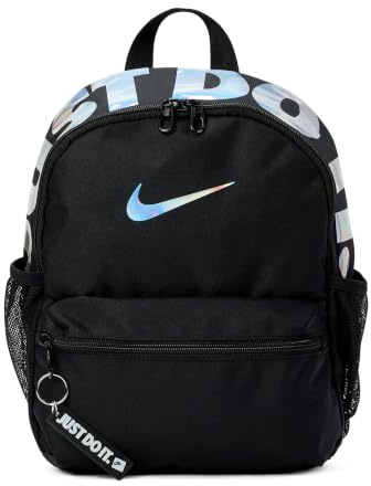 Nike Kids Jdi Mini 2.0 V2 Backpack, Black/Black/Holslv, One Size