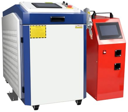 Fiber Laser Welder Machine 1500W/2000W/3000W Raycus Double Wobble Laser Welder 4 in 1 Laser Cleaning Welding Cutting Soldering for Metal Handheld Fiber Laser Welding (1500W)