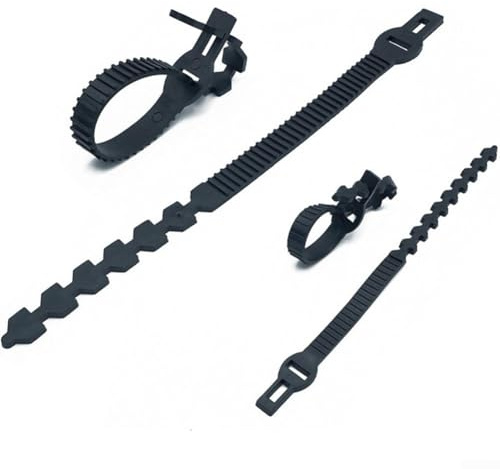 Lot de 10 attaches réglables en caoutchouc robuste pour tuteurage d'arbres et plantations dans les jardins urbains et les fermes rurales (300 mm)