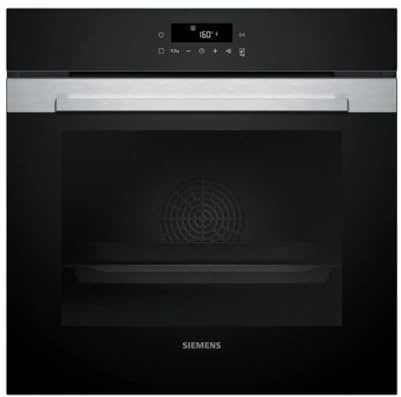 Siemens, Horno iQ300, Autolimpieza pirolítica, airFry, negro, HB372AES3