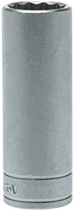 Teng M120619c Deep Bi-Hexagon Socket 19mm 1/2in Square Drive