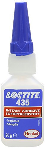 Henkel Loctite 435 in vetro trasparente/20-Adesivo istantaneo, 20 g